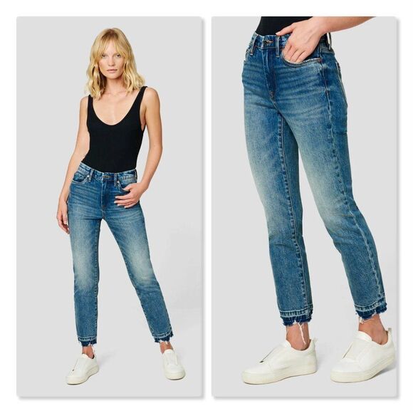Blank NYC | 'The Madison' High Rise Crop Released Hem Jeans - size 27 - Picture 1 of 12